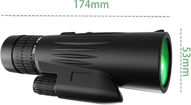 High Power Monocular Telescope with Smartphone Adapter for Bird Watching Camping Travel - Image 5
